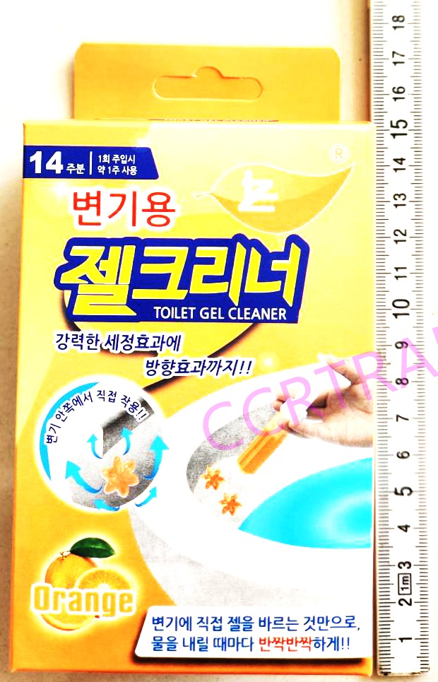 น้ำหอมเจลติดชักโครกกล่อง 8x14.5 ซม.