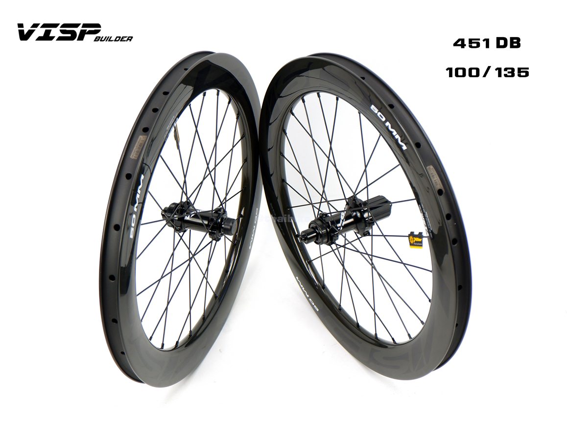 ล้อคาร์บอน VISP สำหรับจักรยานล้อ 20 นิ้ว 451