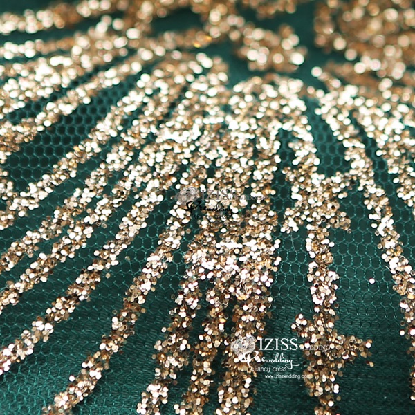 DL080 **พร้อมส่ง** ชุดออกงานสีเขียว ชุดราตรี เดรสยาวออกงาน (Night party dresses) ชุดไปงานแต่งงานสวยๆ "ธีมสีเขียวเข้ม"