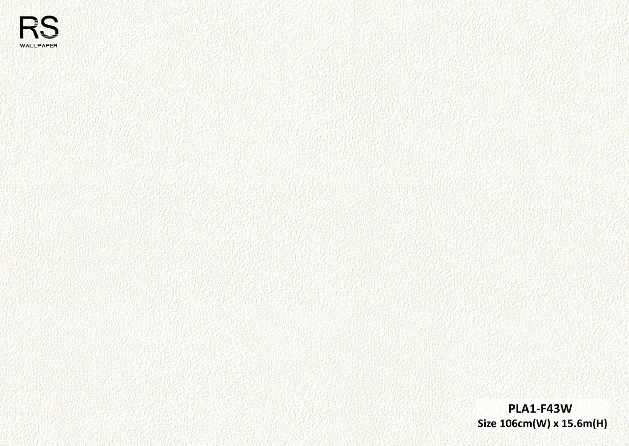 วอลเปเปอร์ สีขาว PLA1-F43W