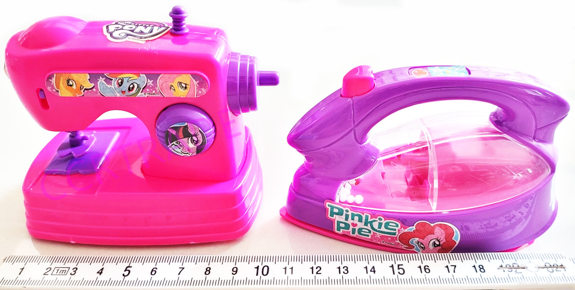 เซ็ทงานบ้านโพนี่(จักรเย็บผ้า+เตารีด) 16.5x27 ซม.(ลิขสิทธิ์แท้)(1x3)