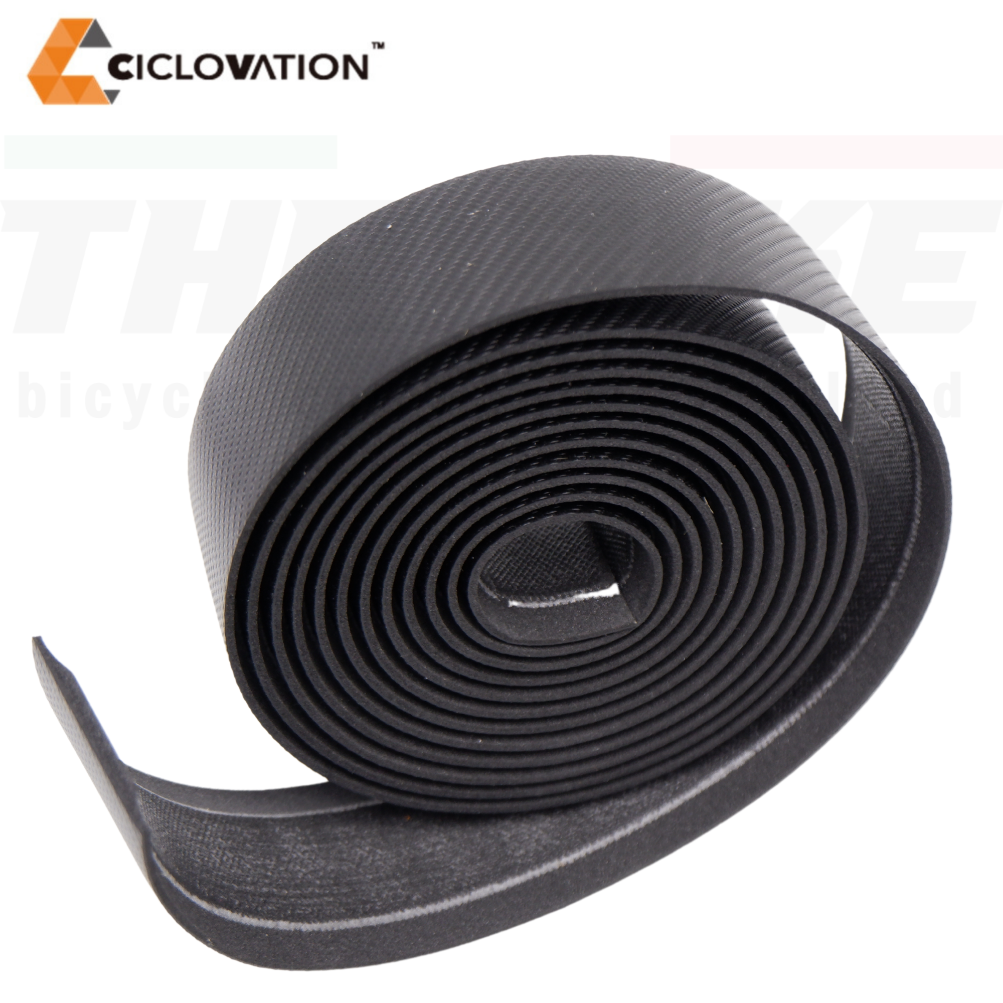 ผ้าพันแฮนด์จักรยาน CICLOVATION Advanced Bar Tape with Leather Touch - 2D Carbon