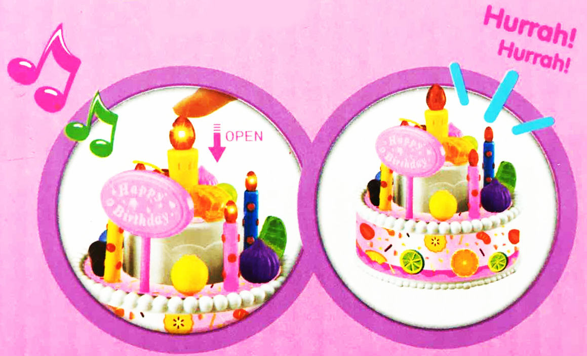เค้กวันเกิด มีเพลง มีไฟกล่อง 19.5 ซม.(1x3)