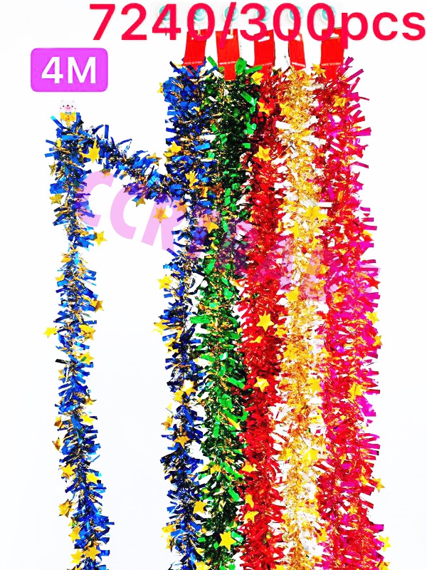 สายรุ้งปีใหม่จัมโบ้ 4 เมตร (คละสี)