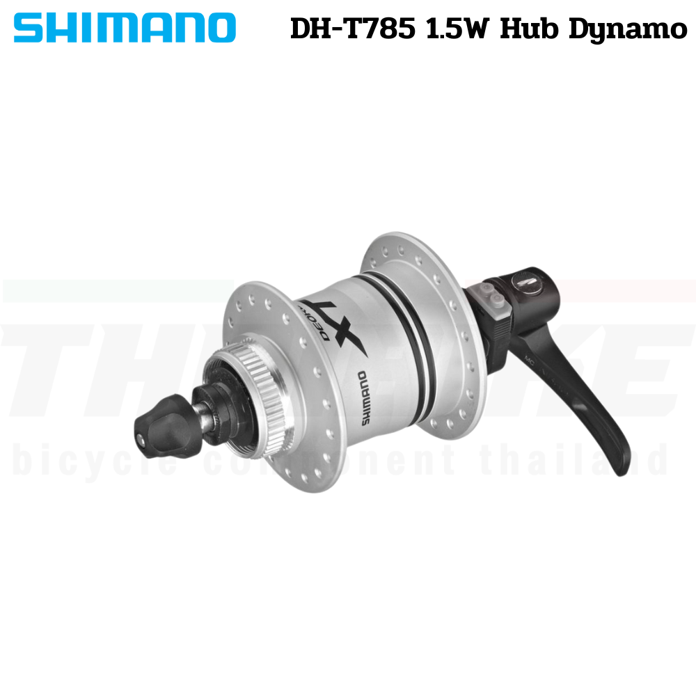 ดุมจักรยานแบบไดนาโมSHIMANO Deore XT DH-T785 Deore XT, 6v 1.5w, for Centre-Lock disc 36h