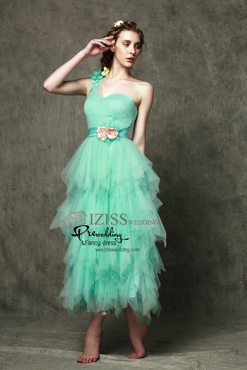 ฺBM0104 - พรีออเดอร์ ชุดเพื่อนเจ้าสาวราตรียาวสีเขียวมินท์