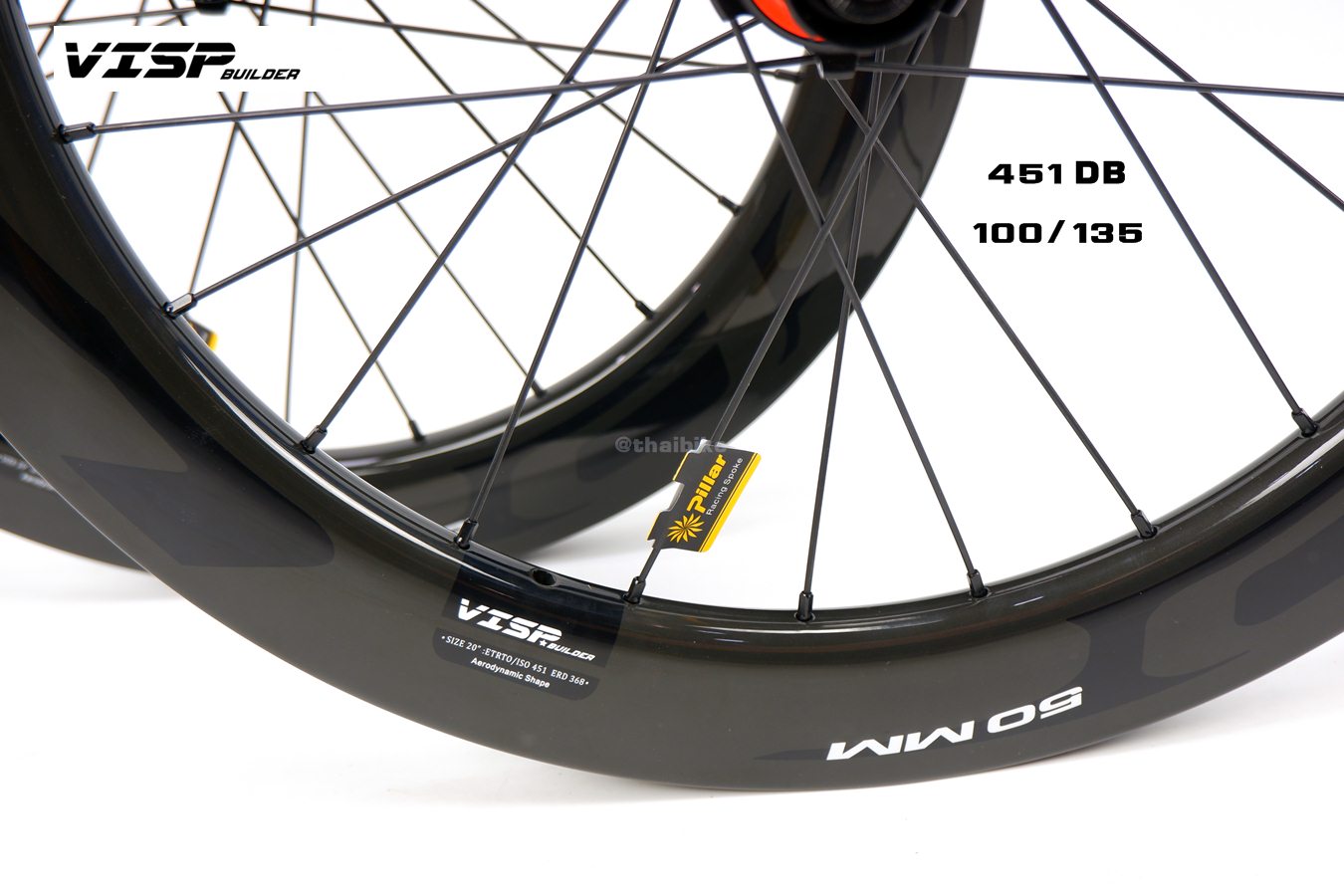 ล้อคาร์บอน VISP สำหรับจักรยานล้อ 20 นิ้ว 451