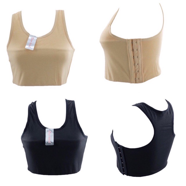 BLS✿301 เสื้อกล้ามทอม ครึ่งตัวตะขอข้าง #301