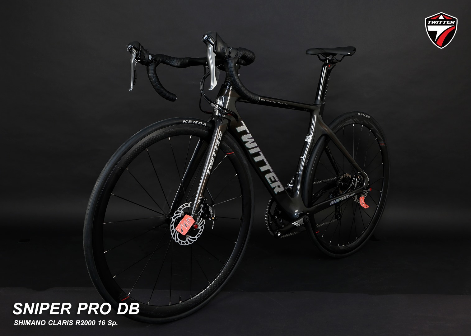 จักรยานเสือหมอบเฟรมคาร์บอน ดิสก์เบรคTWITER รุ่น Sniper PRO DB