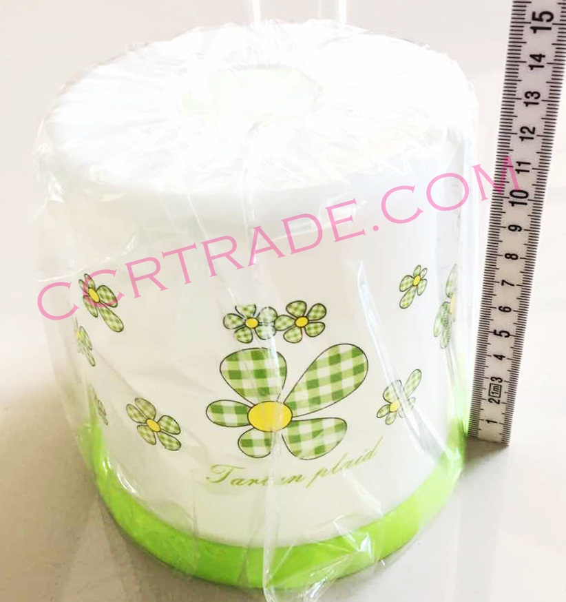 กล่องใส่ทิชชู่สีหวาน 13.5 ซม.