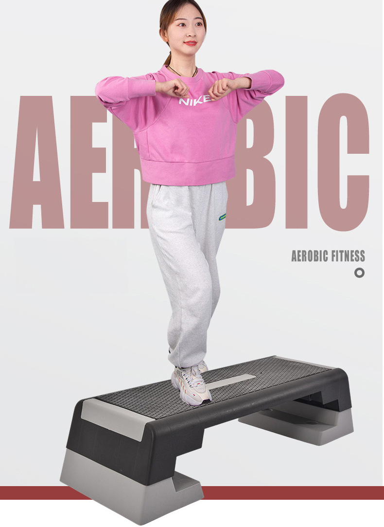 Body Step แท่นเหยียบสเตปออกกำลังกาย ทรงเหลี่ยม ปรับความสูง 3 ระดับ