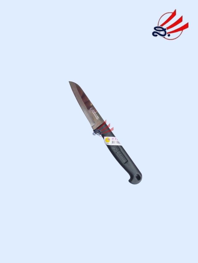 Kiwi Knife มีดKiwi มีดปอกผลไม้สแตนเลสกีวี 193 ด้ามดำ 3"