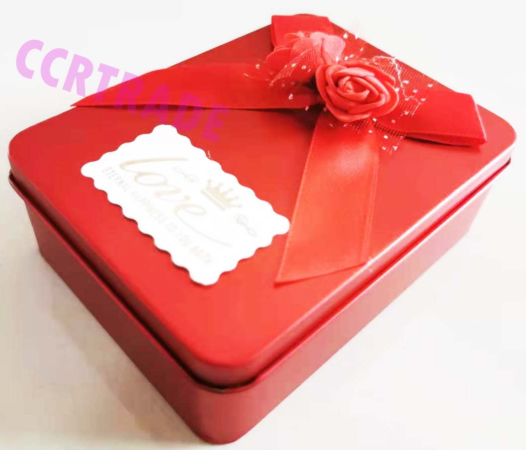 กล่องของขวัญเหล็ก ฝาเปิด 9x12 ซม.