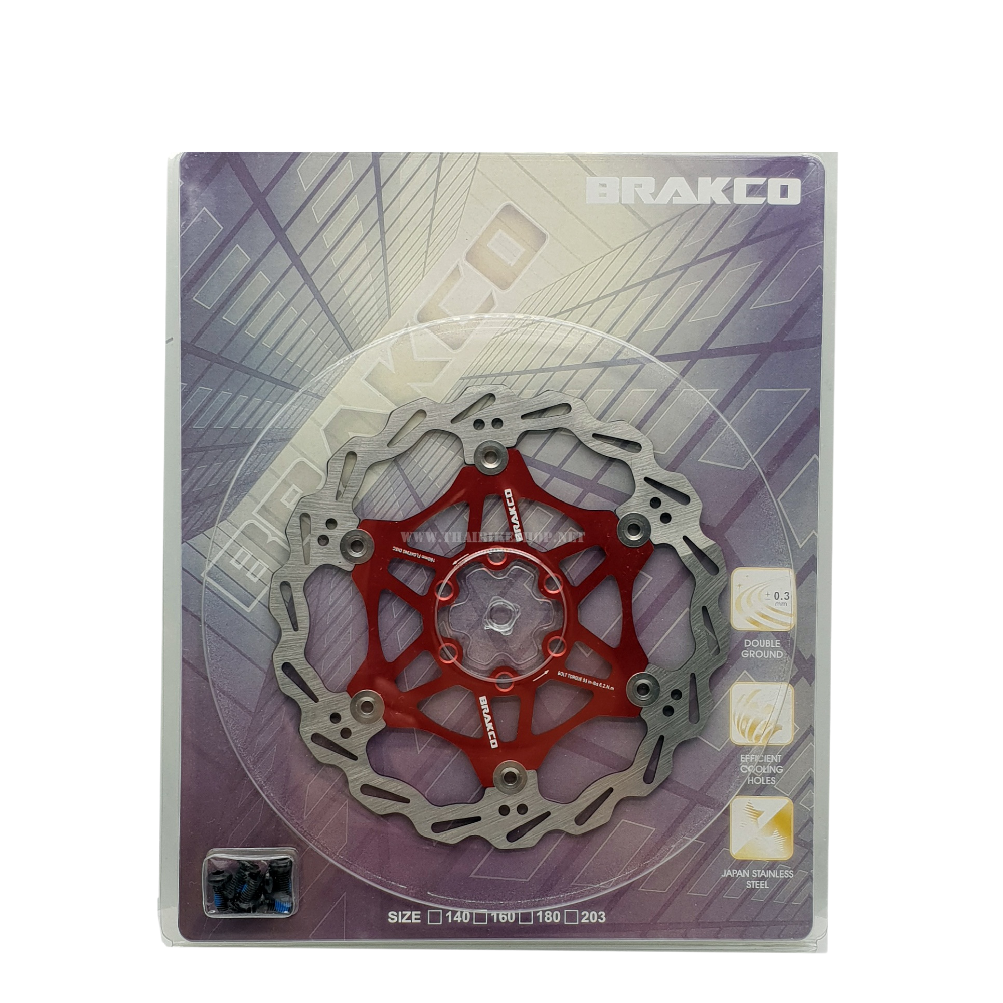 ใบจานดิส BRAKCO 160 ใบดิสจักรยาน