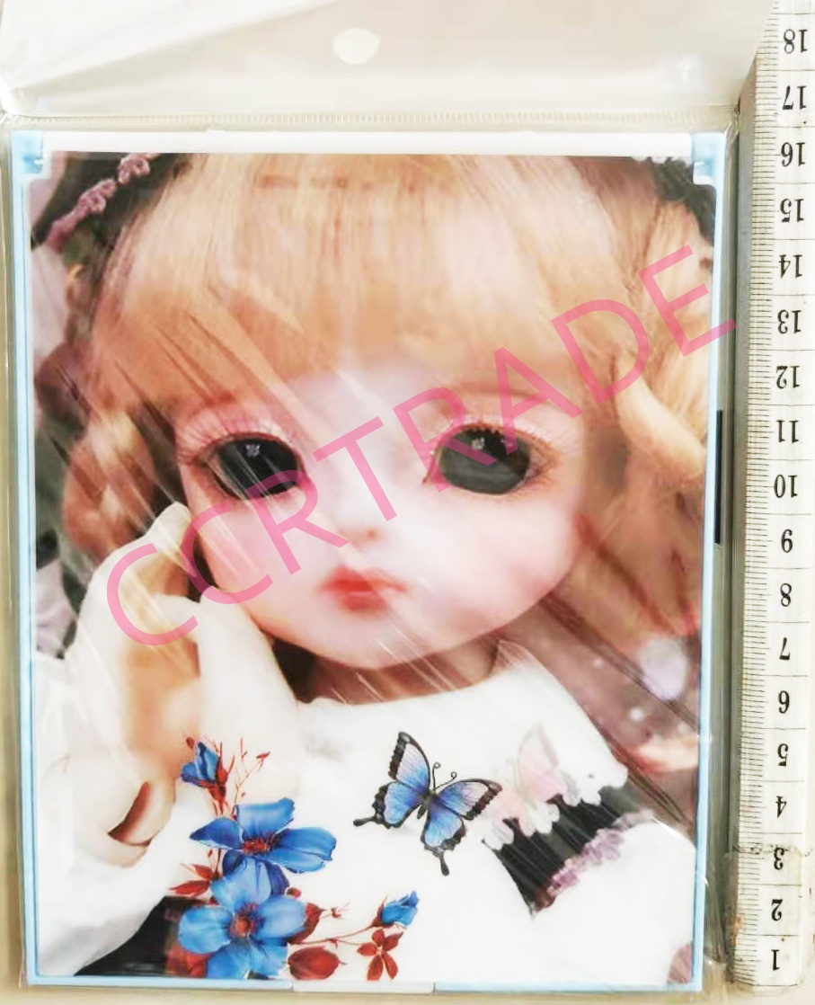 กระจกพับบลาย 3 มิติใหญ่ 13x16 ซม.