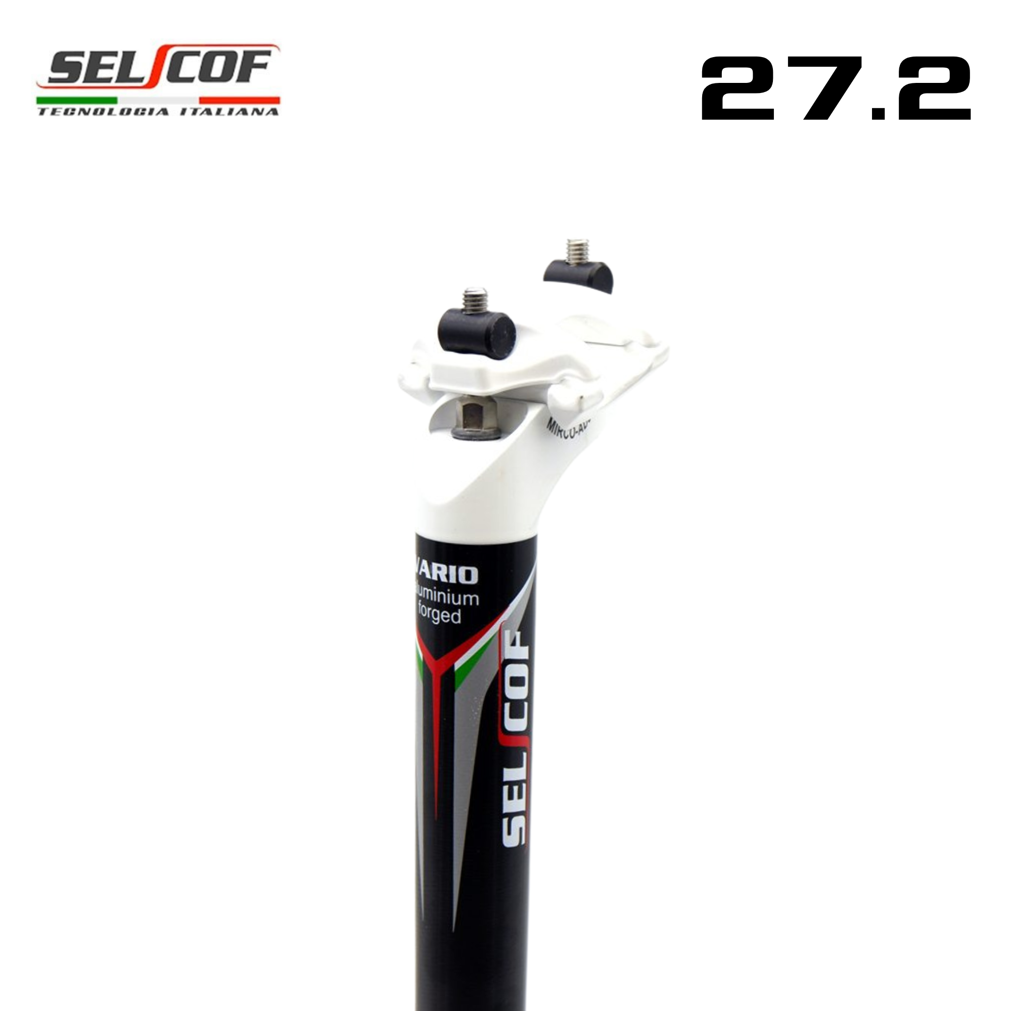 SELCOF Aluminum Seatpost หลักอานอลูมิเนียม เบาพิเศษ แบบตรง / เยื้องหลัง ขนาด 27.2 / 31.6 มม. (300 / 350 มม.)