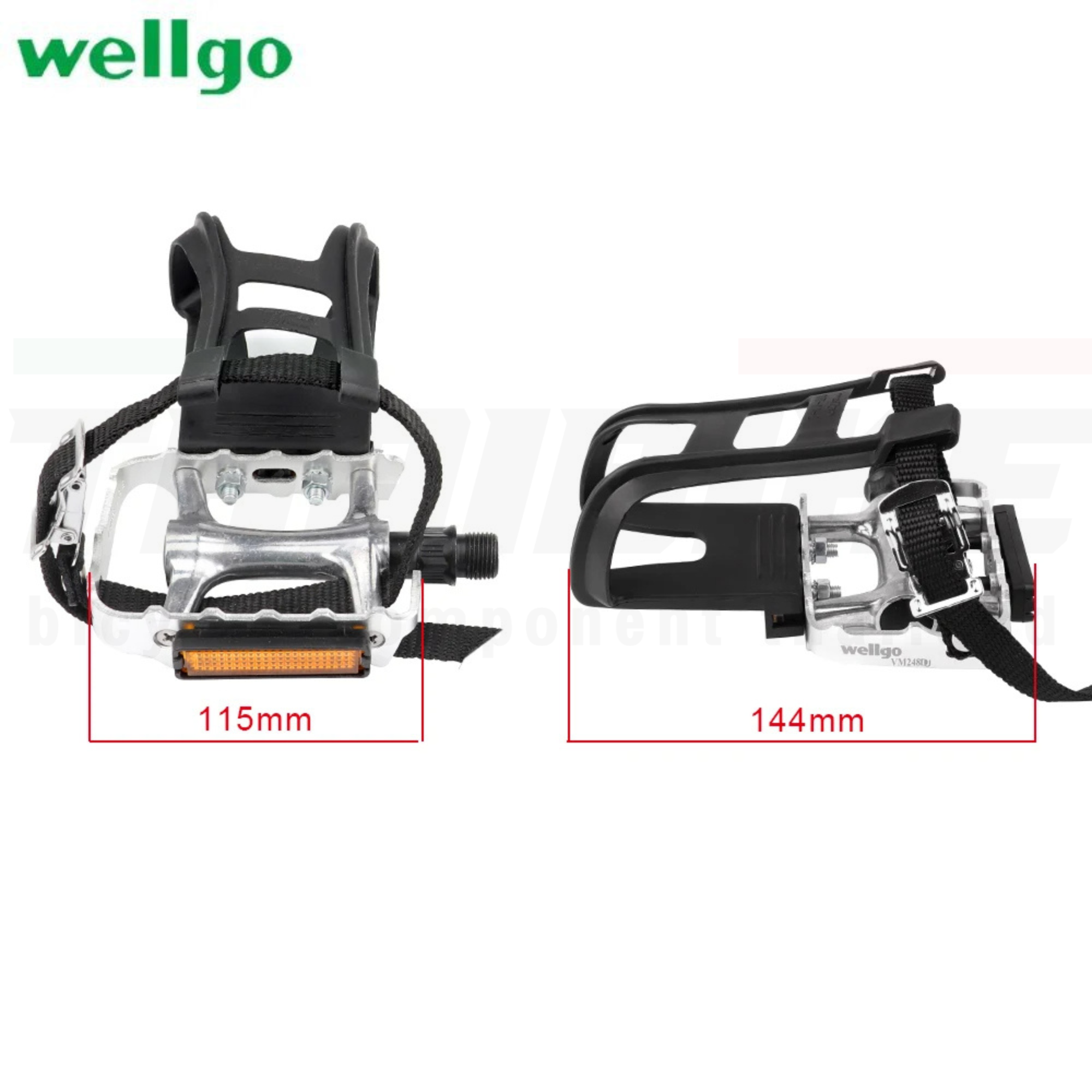 บันไดจักรยานพร้อมตะกร้อ wellgo M248DU