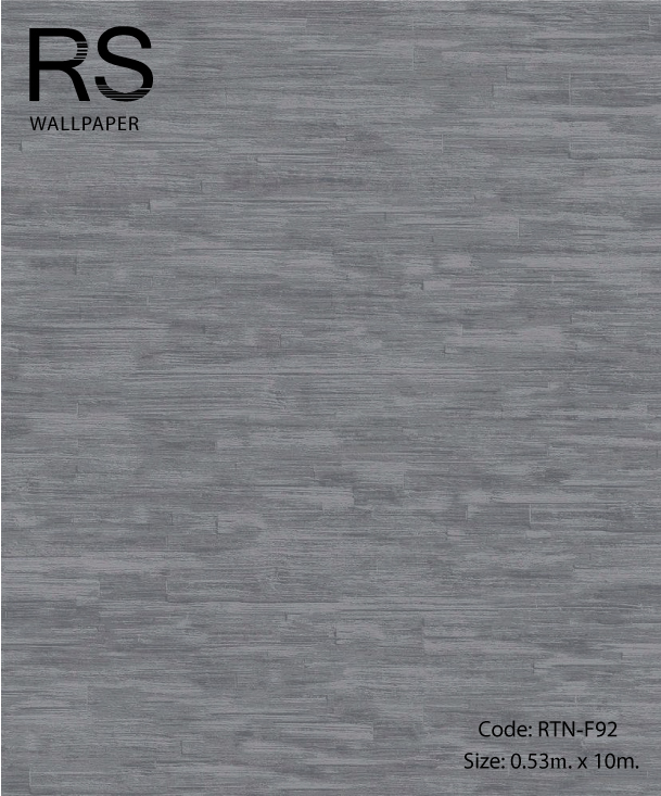 วอลเปเปอร์พื้นสีเทาดำมีเทกเจอร์ RTN-F92