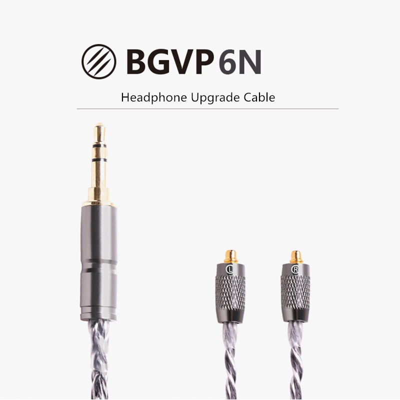 ขาย BGVP 6N mixed สายหูฟัง OCC ชุบเงินถัก สายถัก 8 แกนระดับ 6N