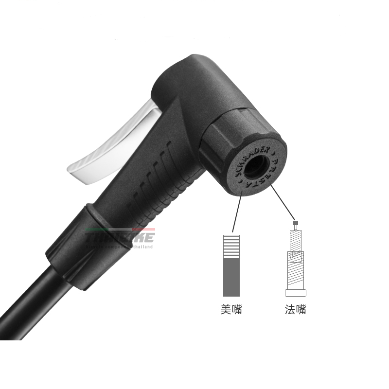 สูบจักรยานแบบตั้งพื้น CATEYE รุ่น PUM-90 ท่ออลูมิเนียม