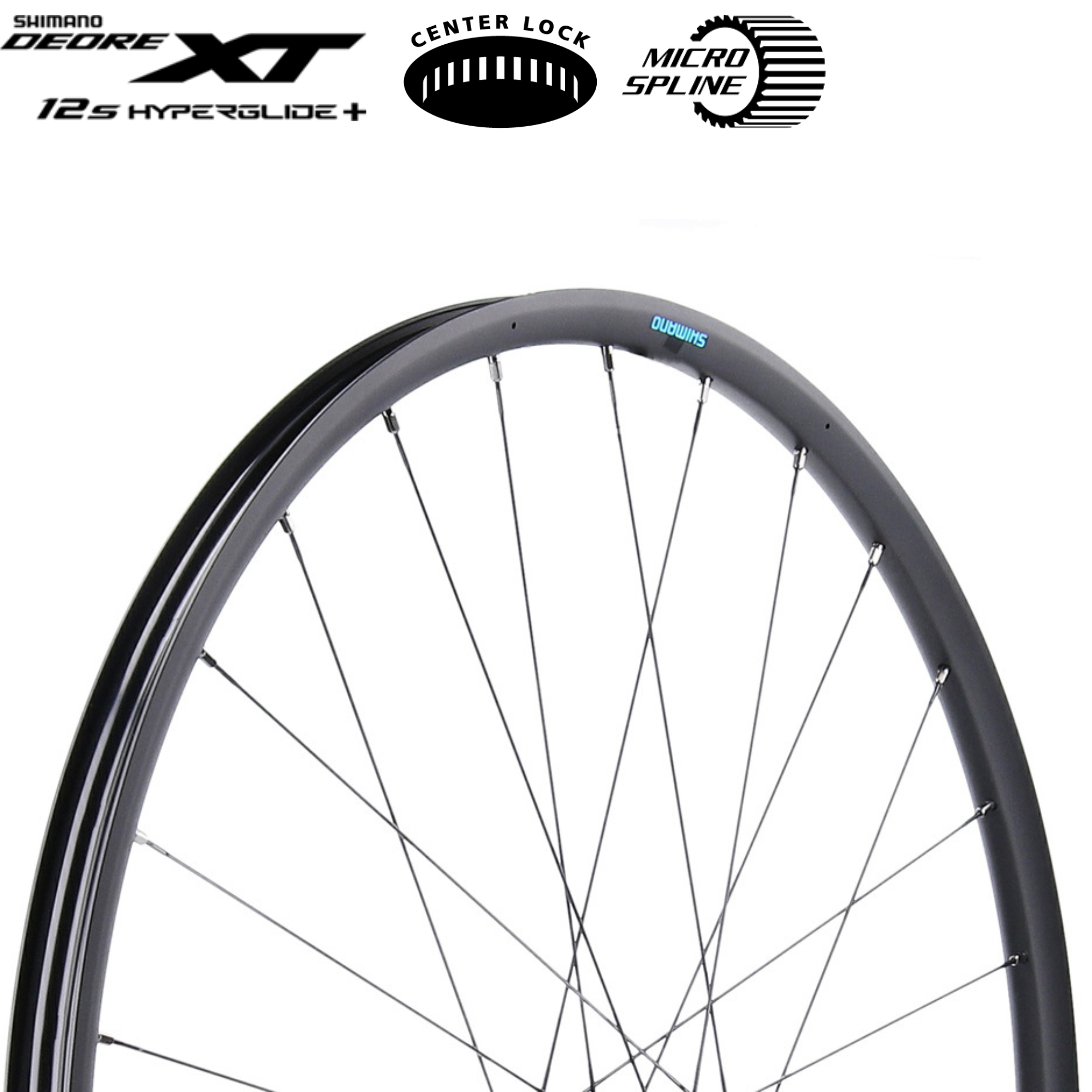 ชุดล้อจักรยานเสือภูเขา SHIMANO DEORE XT Trail Tubeless WH-M8120-TL-R12-B-29