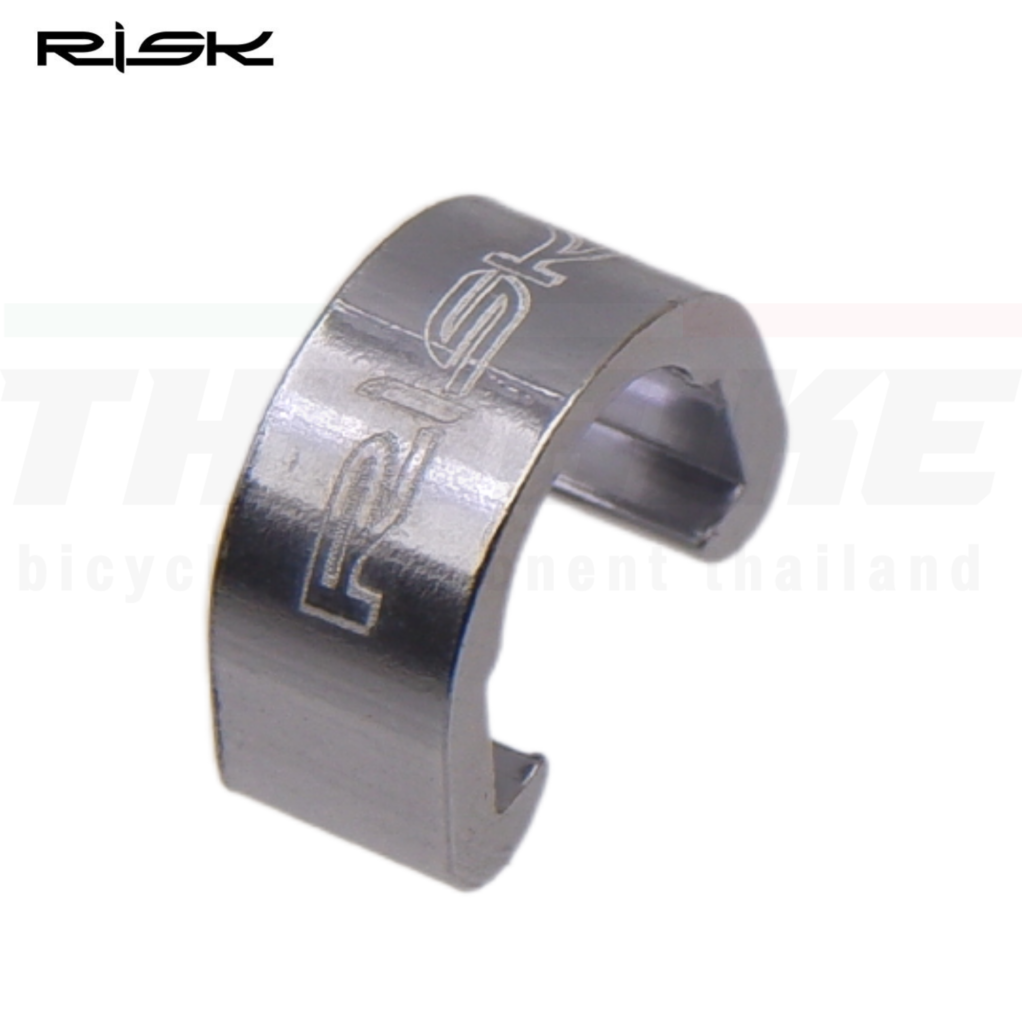 RISK คลิปติดสายเบรค สายเกียร์ จักรยาน อลูมิเนียม CNC C CLIP
