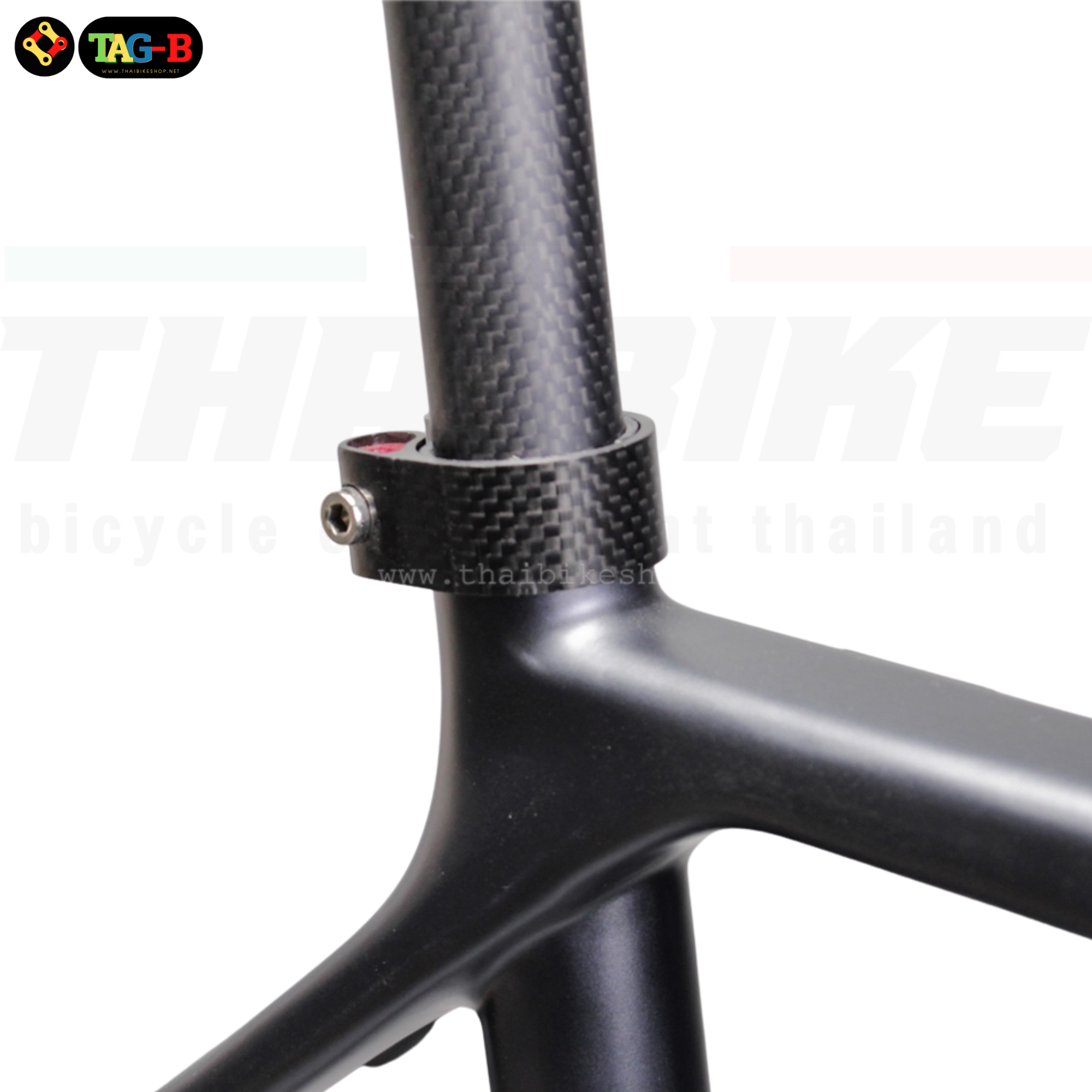 รัดหลักอานคาร์บอน EC90 รัดหลักอานจักรยานแบบปลดช้า 34.9/31.8