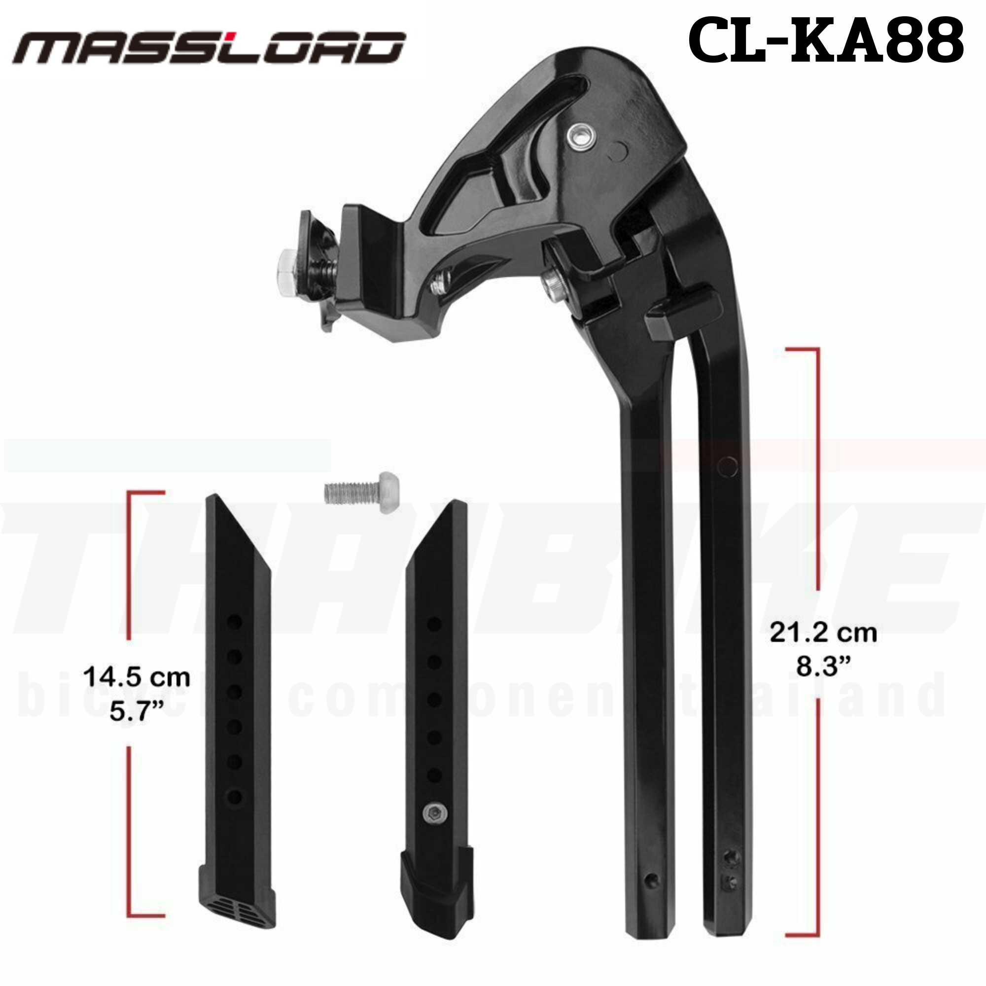 ขาตั้งคู่ ขาตั้งจักรยาน MASSLOAD/VINCITA รุ่น CL-KA56/KA-88 แบบเตะรวบ ขาตั้งกลาง