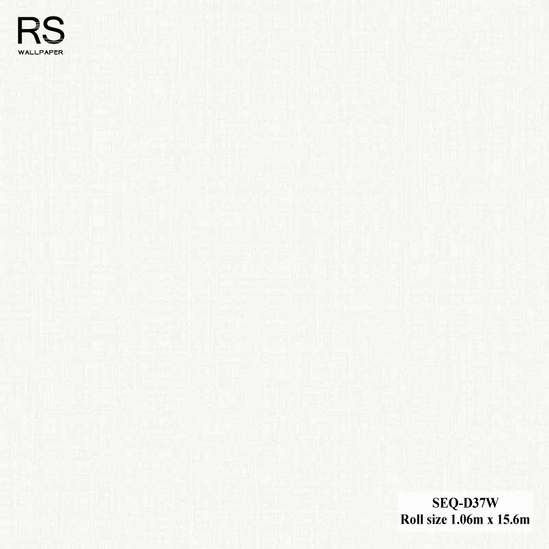 วอลเปเปอร์ พื้นสีขาว SEQ-D37W