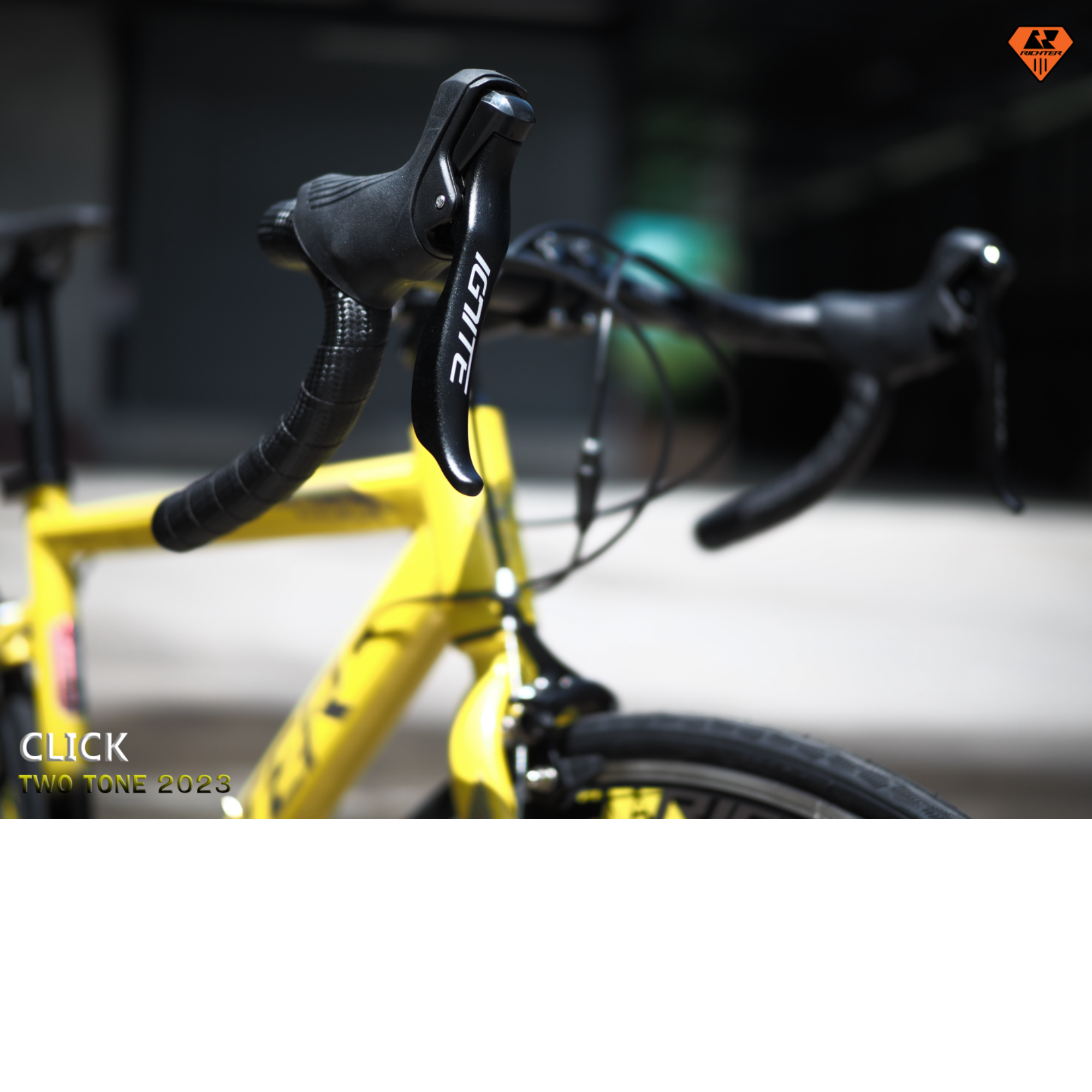 จักรยานเสือหมอบมือตบ RICHTER CLICK อลูมิเนียม 18 เกียร์ แบบมือตบ