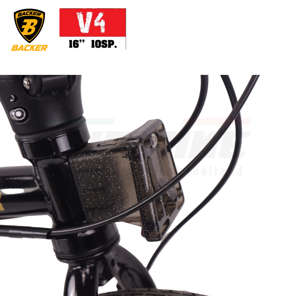 รถจักรยานพับแบบ 16 นิ้ว ยี่ห้อ BACKER รุ่น V4 โครโมลี่