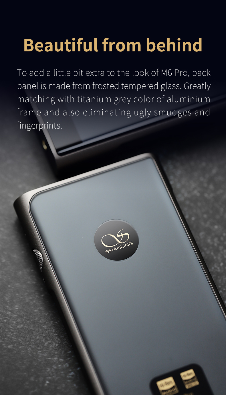 ขาย SHANLING M6 Pro DAP พกพาชิป Dual AK4497EQ รองรับ 32bit/768kHz , Dual Hi-Res