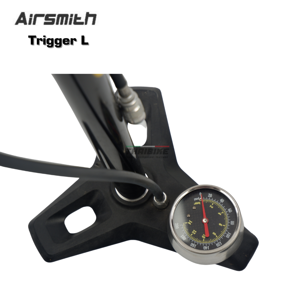 สูบจักรยานตั้งพื้น AIRSMITH TRIGGER จักรยาน มอเตอร์ไซต์ รถยนต์