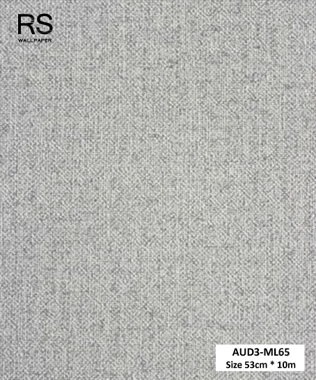 วอลเปเปอร์ สีน้ำตาลอมเทา ปนกลิตเตอร์สีเงิน AUD3-ML65