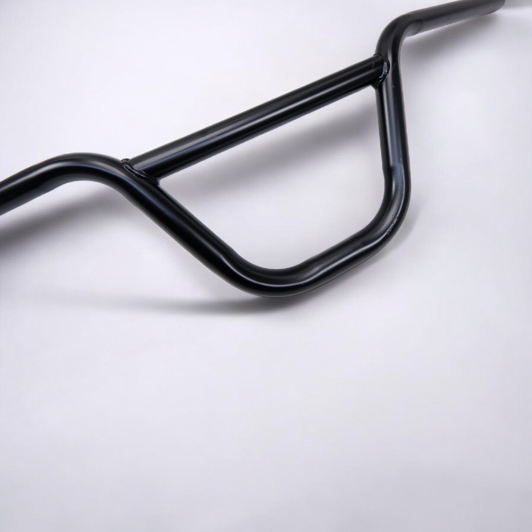 แฮนด์จักรยาน BMX คาดตรง ชุบดำ | ความยาว 680 / 720 มม. | เหล็กชุบแข็งแรง