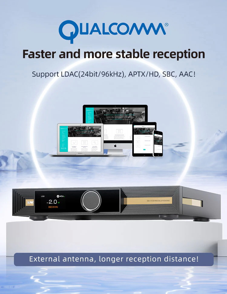 SMSL VMV D2R DAC ตั้งโต๊ะระดับเรือธง ชิปเซ็ต ROHM รองรับ MQA ประกันศูนย์ไทย