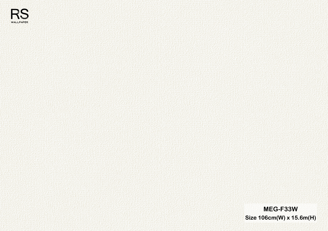 วอลเปเปอร์ สีขาวครีม MEG-F33W