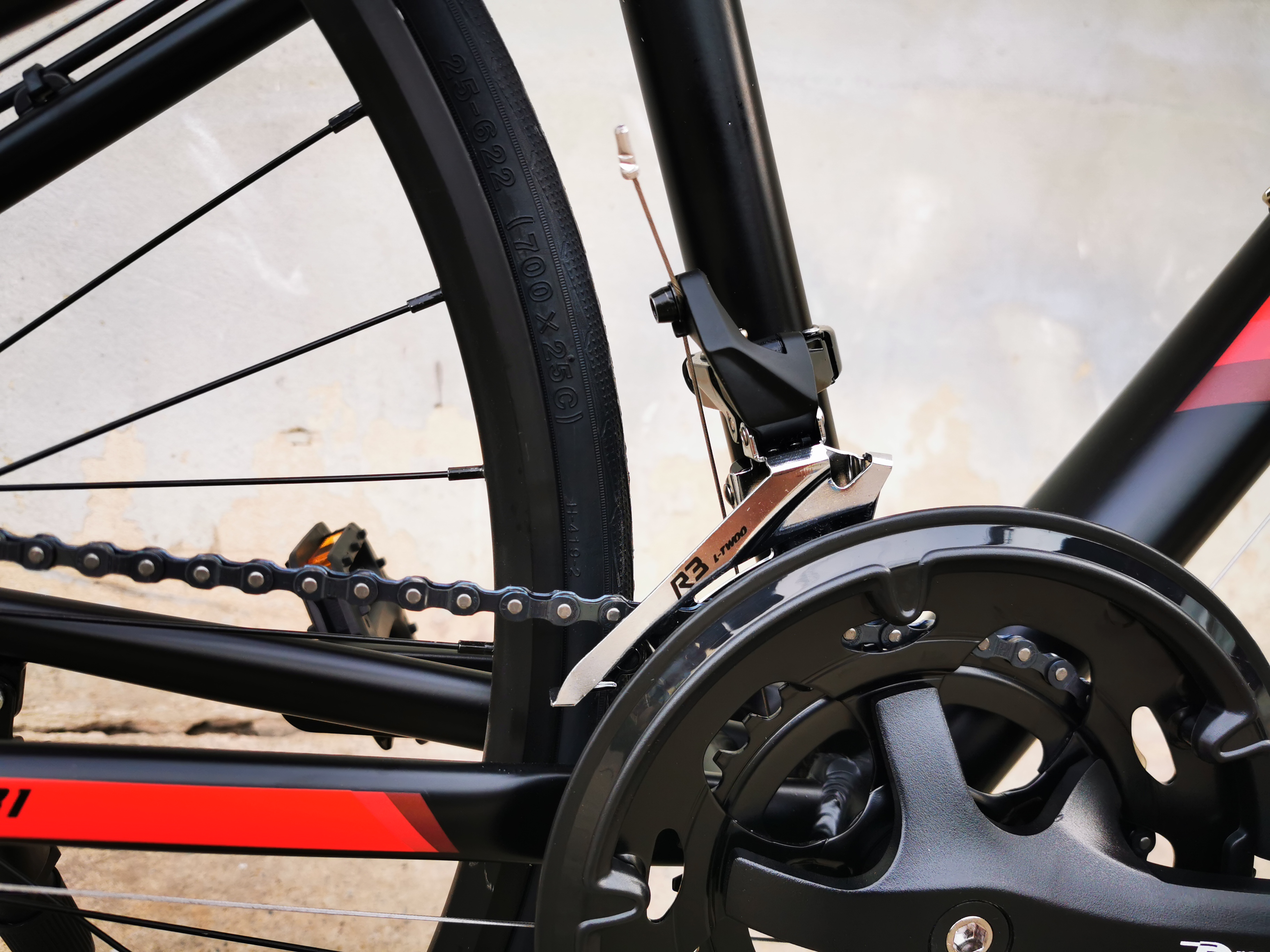 จักรยานเสือหมอบมือตบ RA881 KEYSTO 700C เกียร์ 16 สปีด เฟรมอลูมิเนียม หมอบดิส