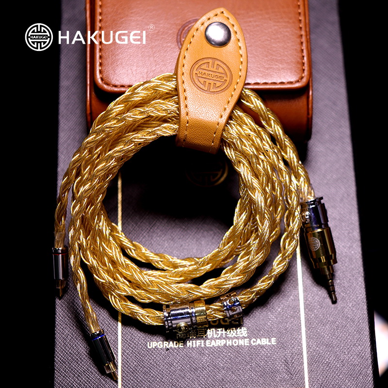 ขาย Hakugei Athena สายอัพเกรดหูฟังถักผสม ทอง, เงิน, ทองแดง