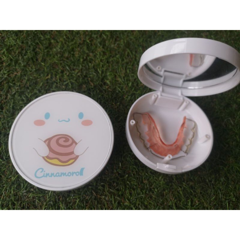 กล่องรี กล่องใส่รีน่ารัก ลายการ์ตูนมีกระจก พร้อมส่งจากไทย