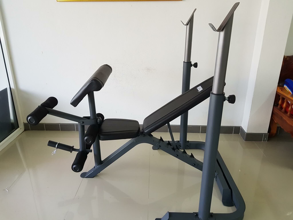 ขายม้าดัมเบลพร้อม rack รุ่น IRON 308