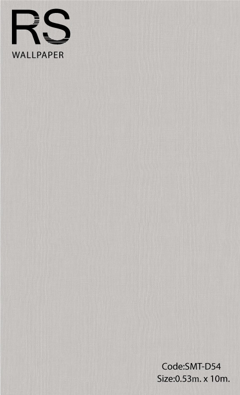 วอลเปเปอร์พื้นเรียบสีเทาอ่อนอมน้ำตาล SMT-D54