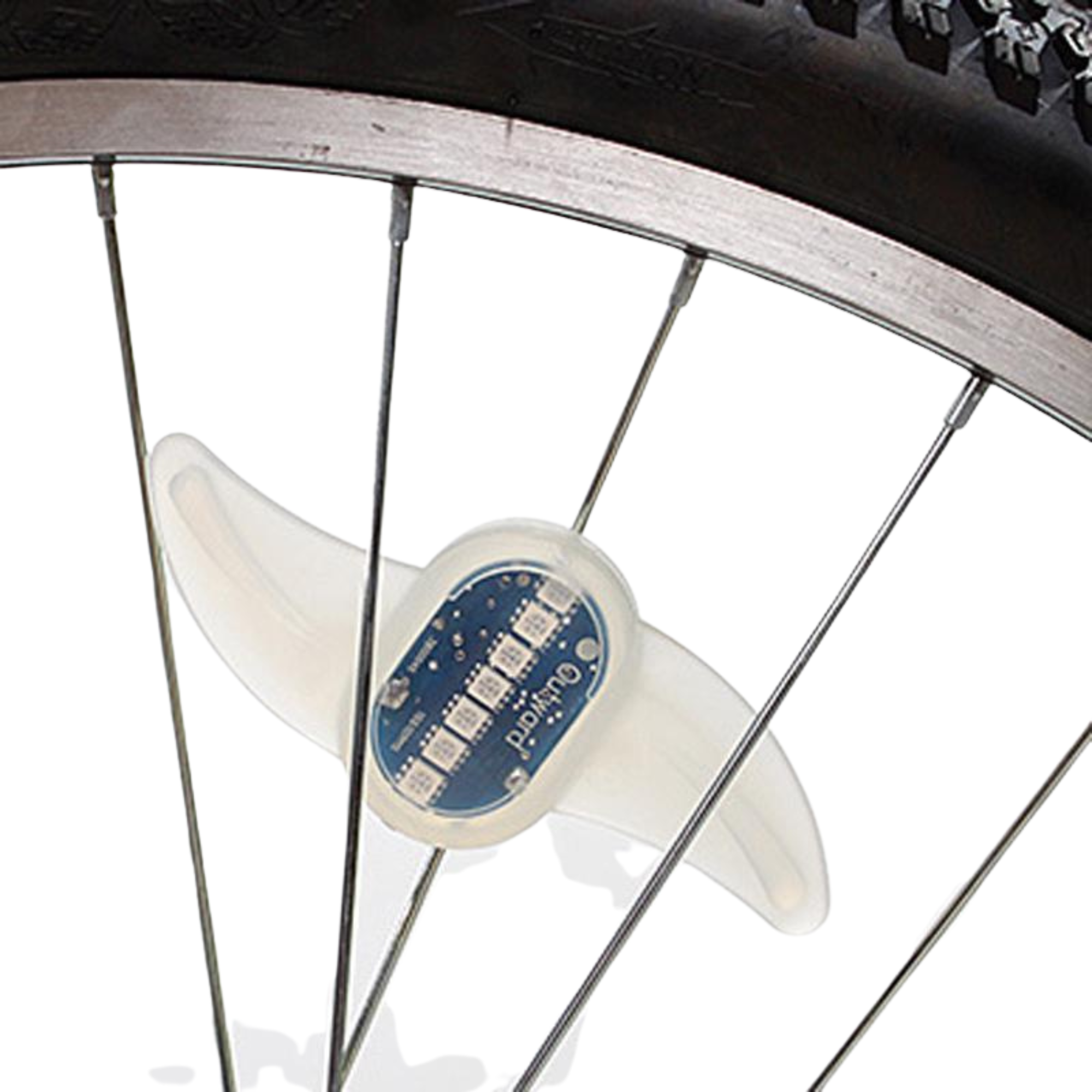 ไฟติดซี่จักรยาน แบบ 7LED Spoke Bright Light Night แพ๊คถุง