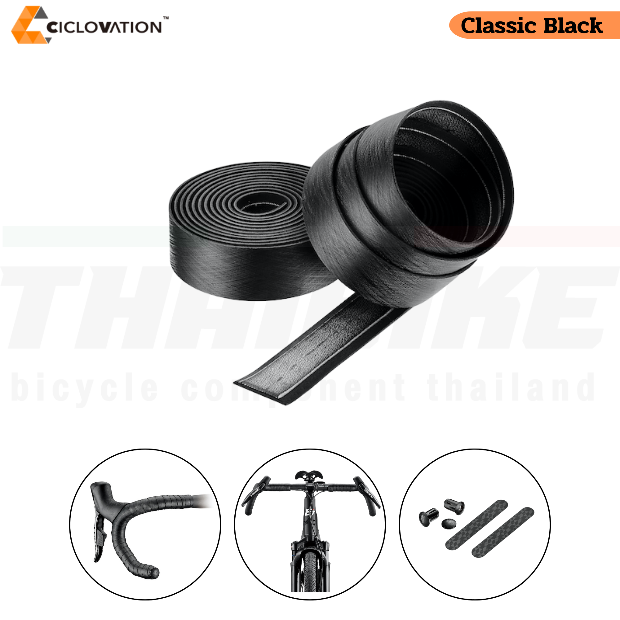 ผ้าพันแฮนด์จักรยาน Ciclovation Grind Touch - Polyhyde