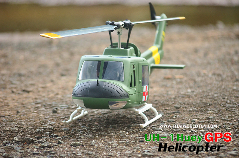 ๊็UH-1 Huey GPS Helicopter 450 FLywing+H1
