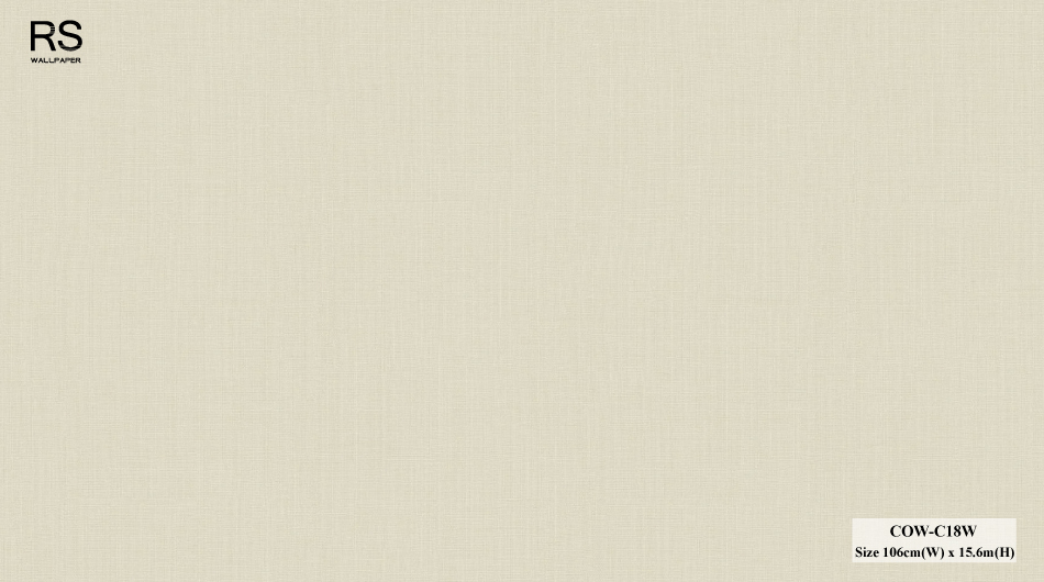 วอลเปเปอร์ลายผ้า สีพื้นน้ำตาลอ่อน COW-C18W