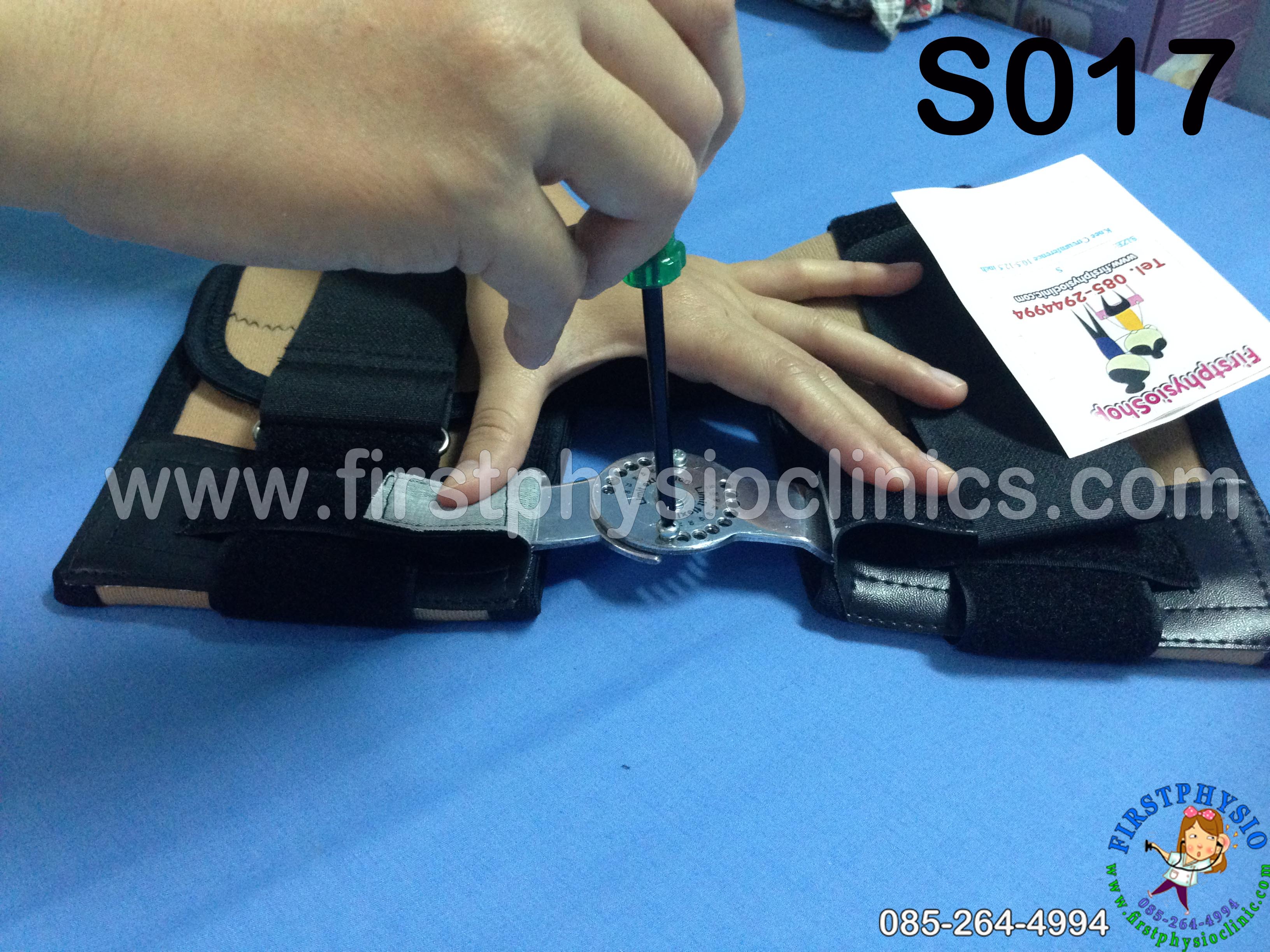 อุปกรณ์พยุงเข่าปรับองศาได้แบบสั้น/ประคองเข่าปรับมุม/พยุงเข่าแกนอลูมิเนียม Hinge Knee Support