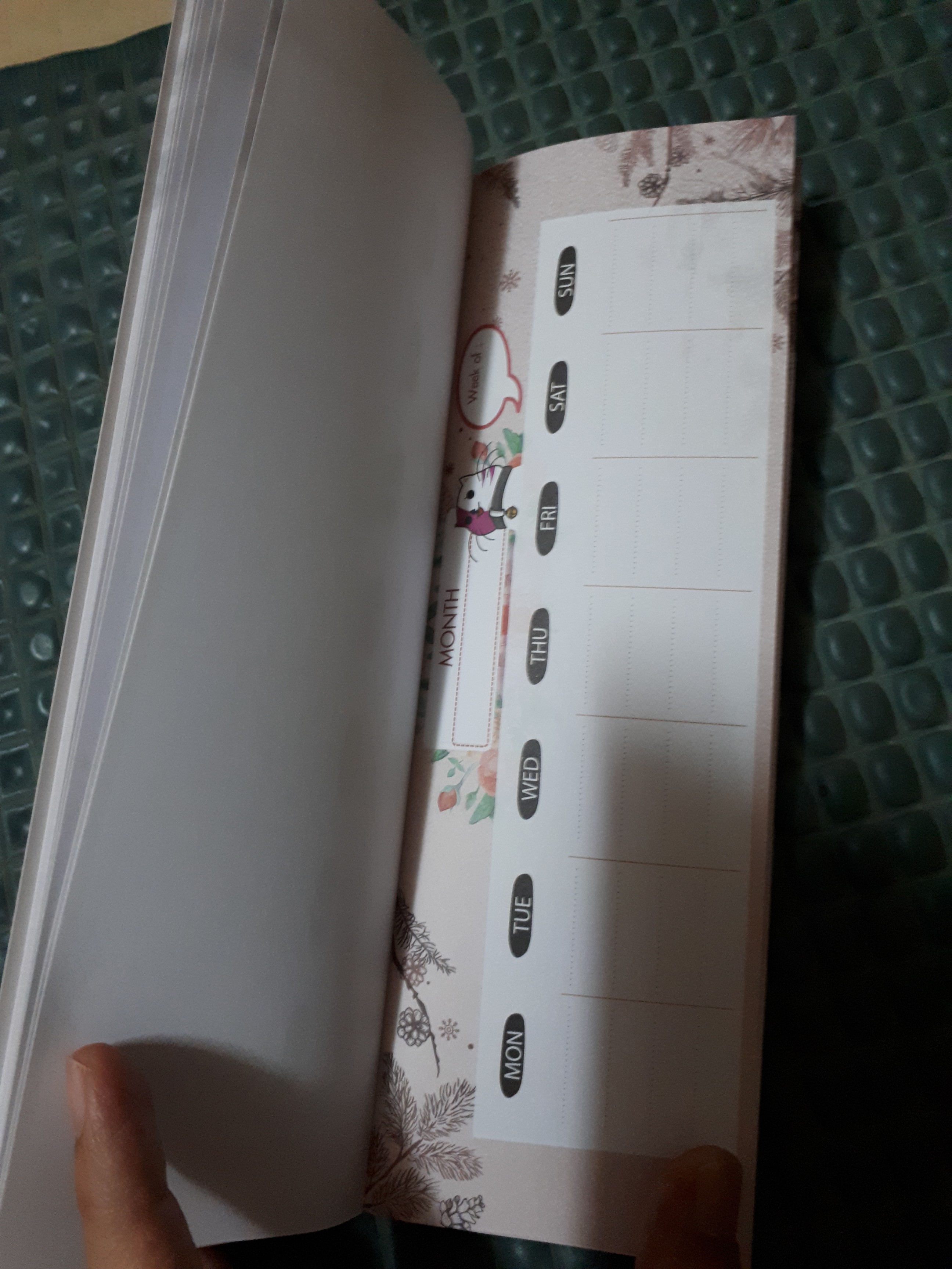 กรดาษโน๊ตรายสัปดาห์ แจ่มใส