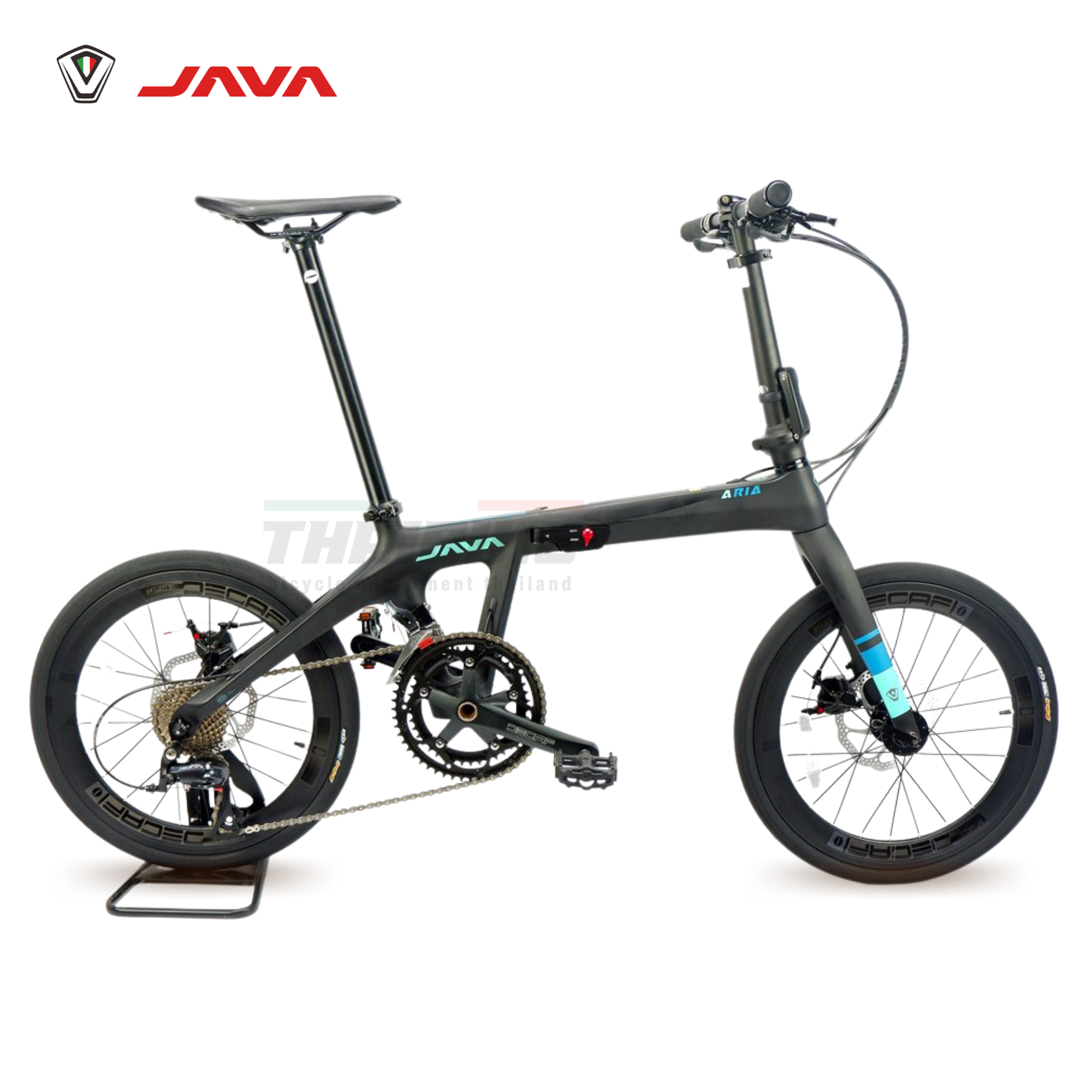 จักรยานพับได้คาร์บอนแท้ JAVA ARiA 18sp น้ำหนักเบา พับได้ Full Carbon FoldingBike