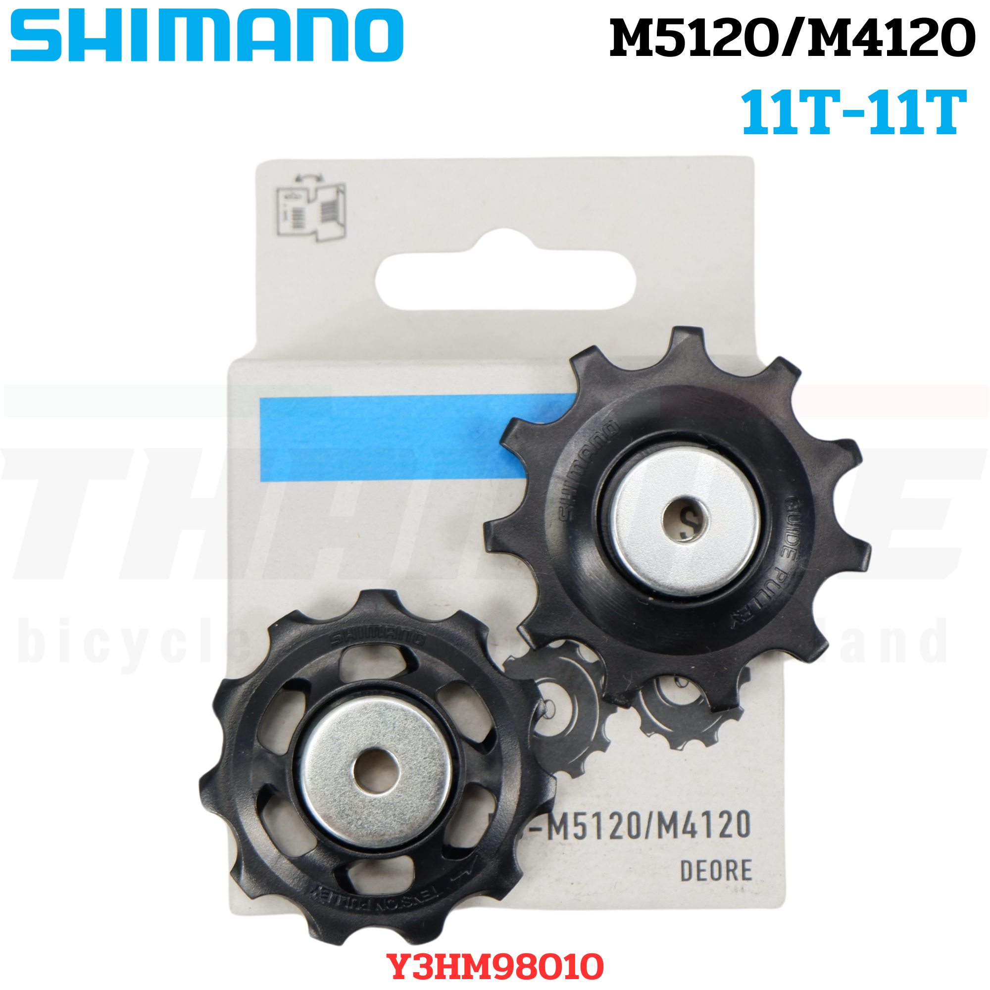 ลูกกลิ้งตีนผีหลังจักรยานเสือหมอบ PULLEY SHIMANO 4700/5800/6800/R8000/M4000/M610/M6000/M7000/M780/M8000/6700/Deore/XT/SLX/Ultegra/105